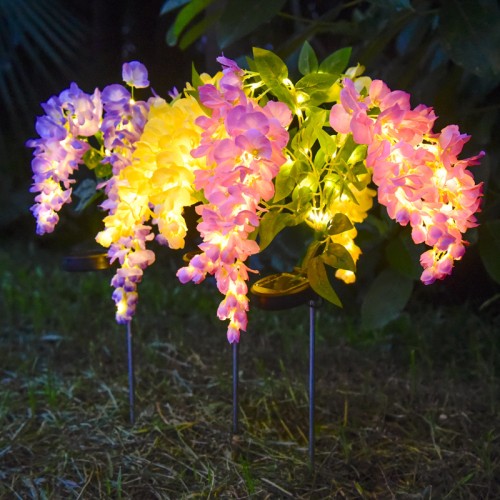 Outdoor Garden Decorative Landscape Lights LED Solar Flower Lights