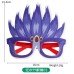 Mexican Carnival Paper Eyeglasses Festival Props kids Adults Favor Party Decoration