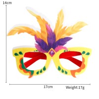 Mexican Carnival Paper Eyeglasses Festival Props kids Adults Favor Party Decoration