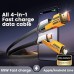 4-in-1 USB-C Cable, PD 65W Fast Charging Cable