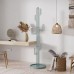 Floor Standing Clothes Rack Metal Cactus Shape Coat Rack Modern Clothes Hat Hanger Home Clothing Storage Racks