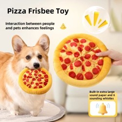 Pizza Shape Pet Squeaky Toys Puppy Chew Sound Toy Pet Supplies