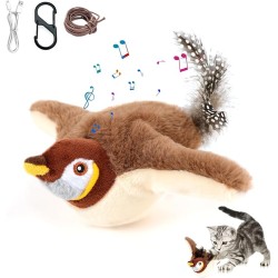 Simulated Chirping Bird Cat Toy