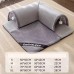 XL size Winter Indoor Warm Plush Cat Bed Hide and Seek Cat Tunnel Play