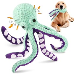 Pet Plush Octopus Puzzle Chew Toy