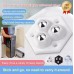 4pcs Self Adhesive Mute Ball Universal Wheel 360 degree Rotating Three-ball Casters Furniture Casters Wheels Pulley Base