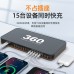 360W Universal USB PD Charger 15 Port USB Type C 24W Fast Charging Station for Ipad Samsung S25 Tablet