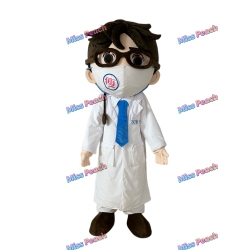 White clothes Doctor Character Mascot Costumes