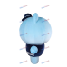 Inflatable Blue Bear Mascot Costume