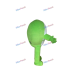 Giant Inflatable Green Heart Mascot Costume