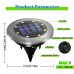 Solar Outdoor Lights Yards Drive Way step Decor Light Waterproof Solar Pathway Lights