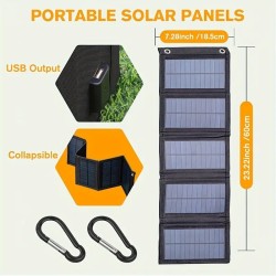 20W USB Folding Solar Panel Charger Smart Phone Solar Cell Charger