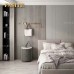Modern Wall-Mounted Storage Rack - Sleek Metal Hanger for Towels, Bags & Accessories, Space-Saving Design for Apartments
