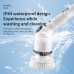 8 In 1 Electric Clean Brush Retractable Long Handle Washing Brush Multifunctional Electric Household Clean Tool Set