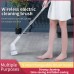 8 In 1 Electric Clean Brush Retractable Long Handle Washing Brush Multifunctional Electric Household Clean Tool Set